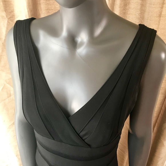 WHBM Black A-line Dress - Picture 4 of 8